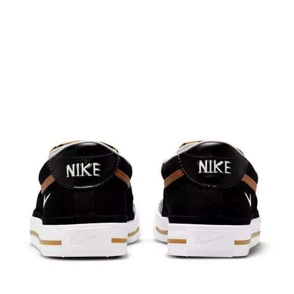 New! NIKE Women's Court Legacy Leopard Print Slip-on Sneakers Shoes Brown 6 - Picture 5 of 10